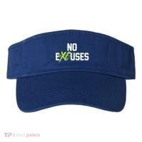 No Excuses Cross Country Track Running Jogger Funny Gift Meaningful Gift Visor thumb 0
