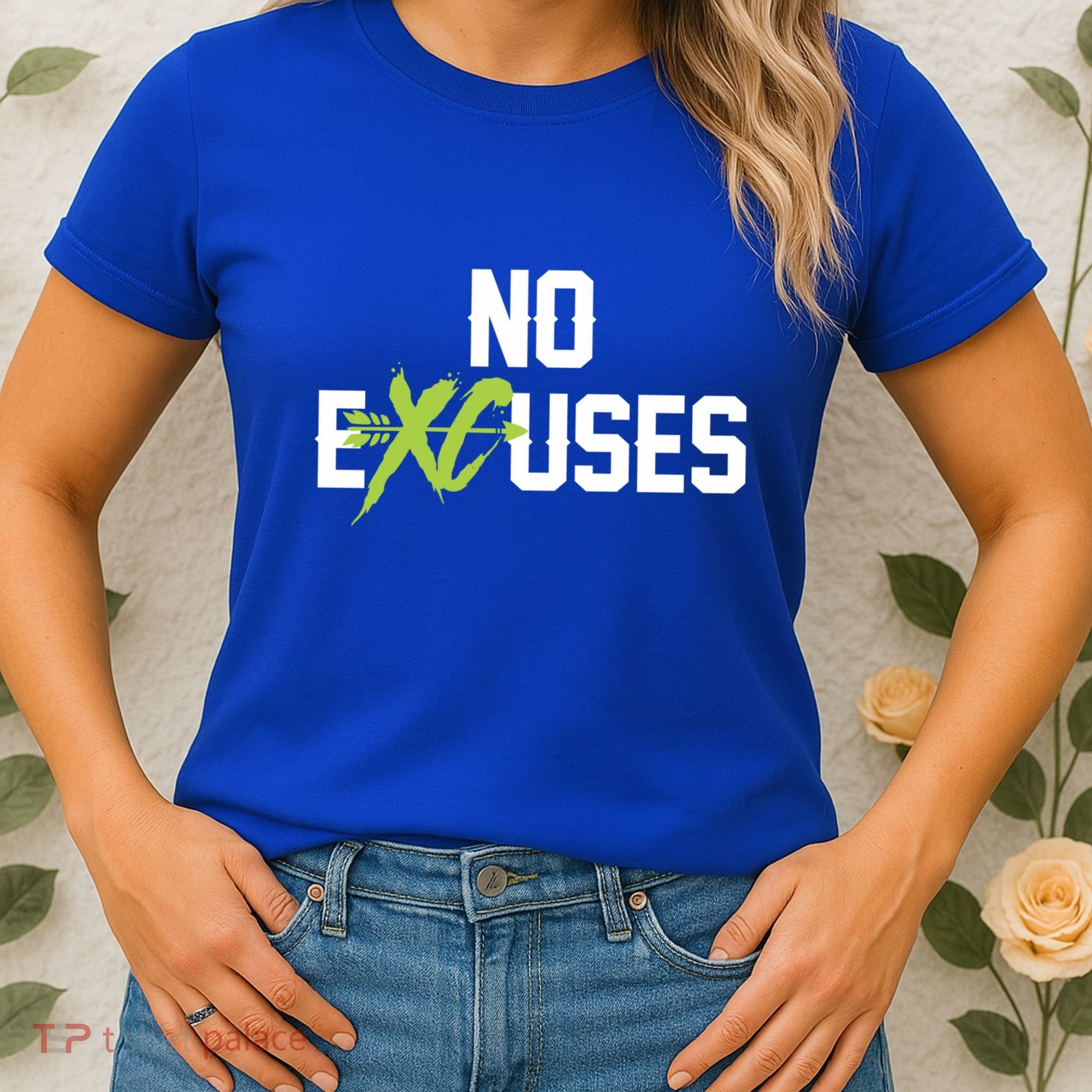 No Excuses Cross Country Track Running Jogger Funny Gift Meaningful Gift Women's T-Shirt