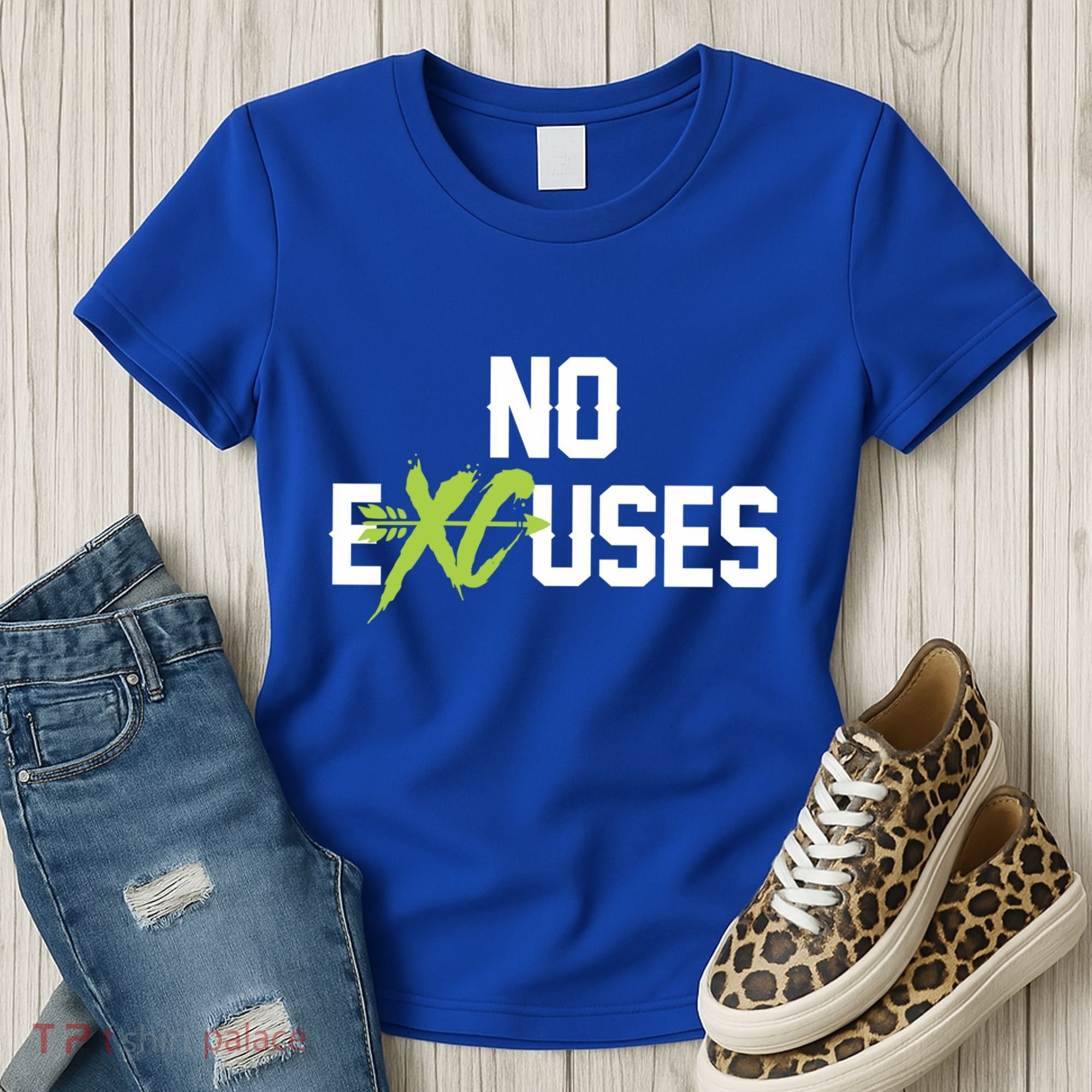 No Excuses Cross Country Track Running Jogger Funny Gift Meaningful Gift Women's T-Shirt