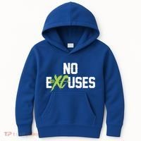 No Excuses Cross Country Track Running Jogger Funny Gift Meaningful Gift Kids Hoodie thumb 0