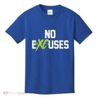No Excuses Cross Country Track Running Jogger Funny Gift Meaningful Gift Kids T-Shirt thumb 0