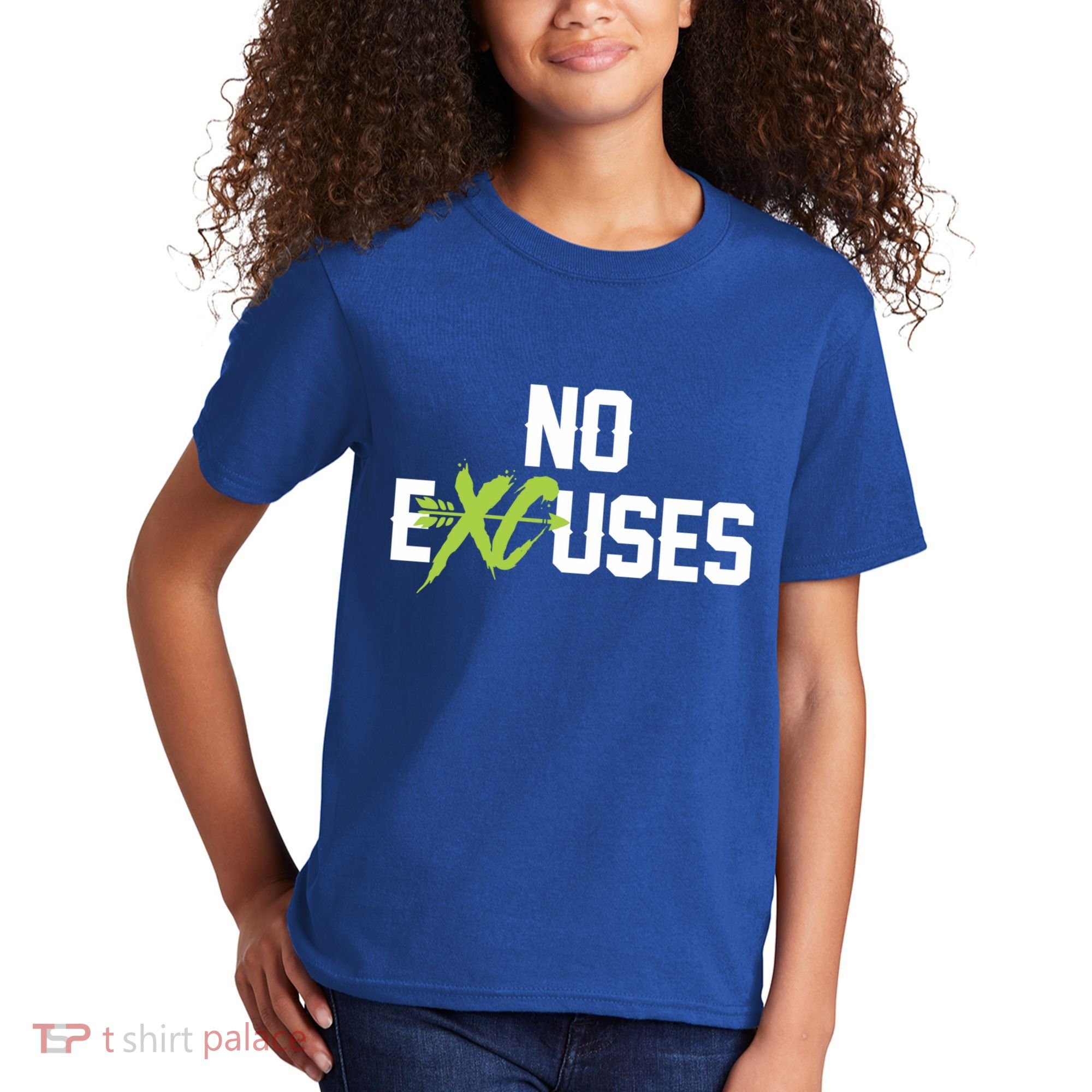 No Excuses Cross Country Track Running Jogger Funny Gift Meaningful Gift Kids T-Shirt