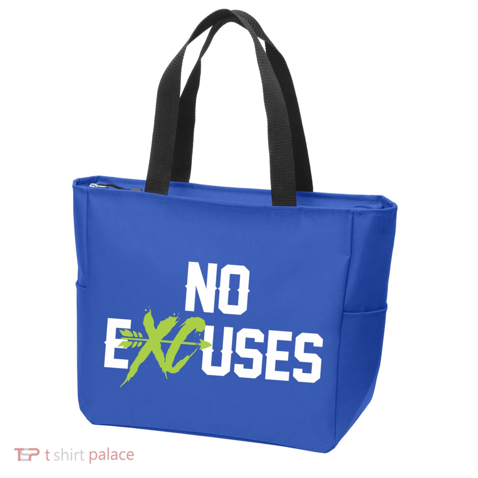 No Excuses Cross Country Track Running Jogger Funny Gift Meaningful Gift Tote Bag
