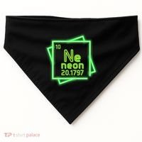 Neon Element Chemistry Periodic Table Science Nerd USA-Made Doggie Bandana thumb 0