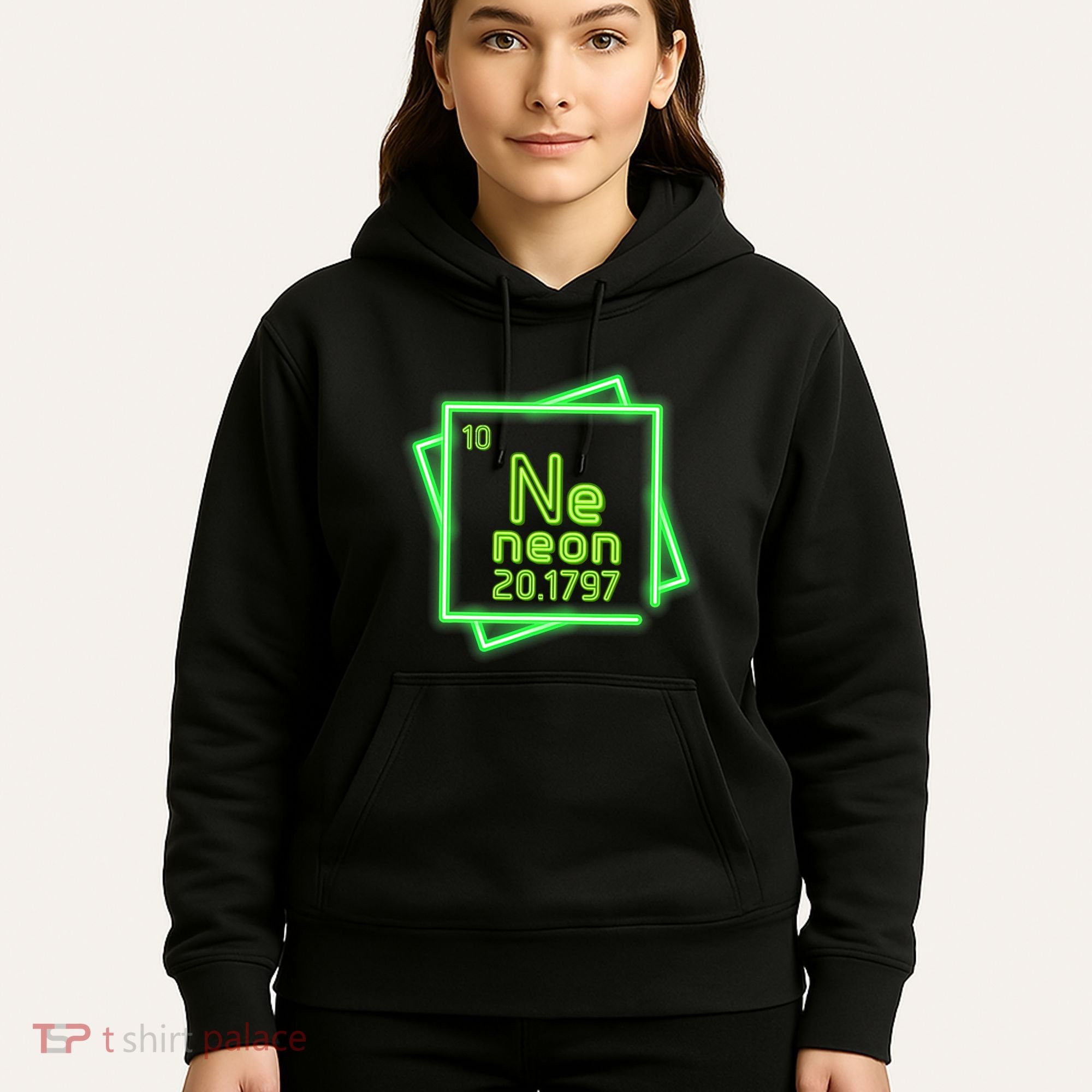Neon Element Chemistry Periodic Table Science Nerd Hoodie