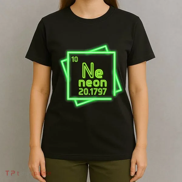 Neon Element Chemistry Periodic Table Science Nerd T-Shirt