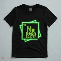 Neon Element Chemistry Periodic Table Science Nerd T-Shirt thumb 5