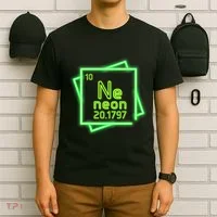Neon Element Chemistry Periodic Table Science Nerd T-Shirt thumb 6