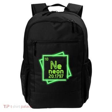 Neon Element Chemistry Periodic Table Science Nerd Backpack