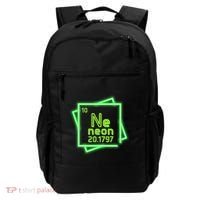Neon Element Chemistry Periodic Table Science Nerd Backpack thumb 0