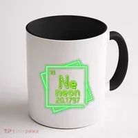Neon Element Chemistry Periodic Table Science Nerd Coffee Mug thumb 1