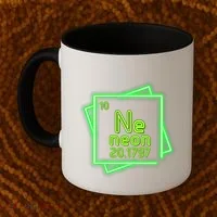Neon Element Chemistry Periodic Table Science Nerd Coffee Mug thumb 2