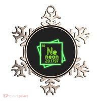 Neon Element Chemistry Periodic Table Science Nerd Ornament thumb 0