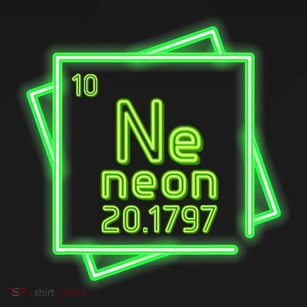 Neon Element Chemistry Periodic Table Science Nerd Ornament
