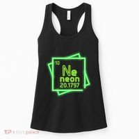 Neon Element Chemistry Periodic Table Science Nerd Women's Tank Top thumb 0