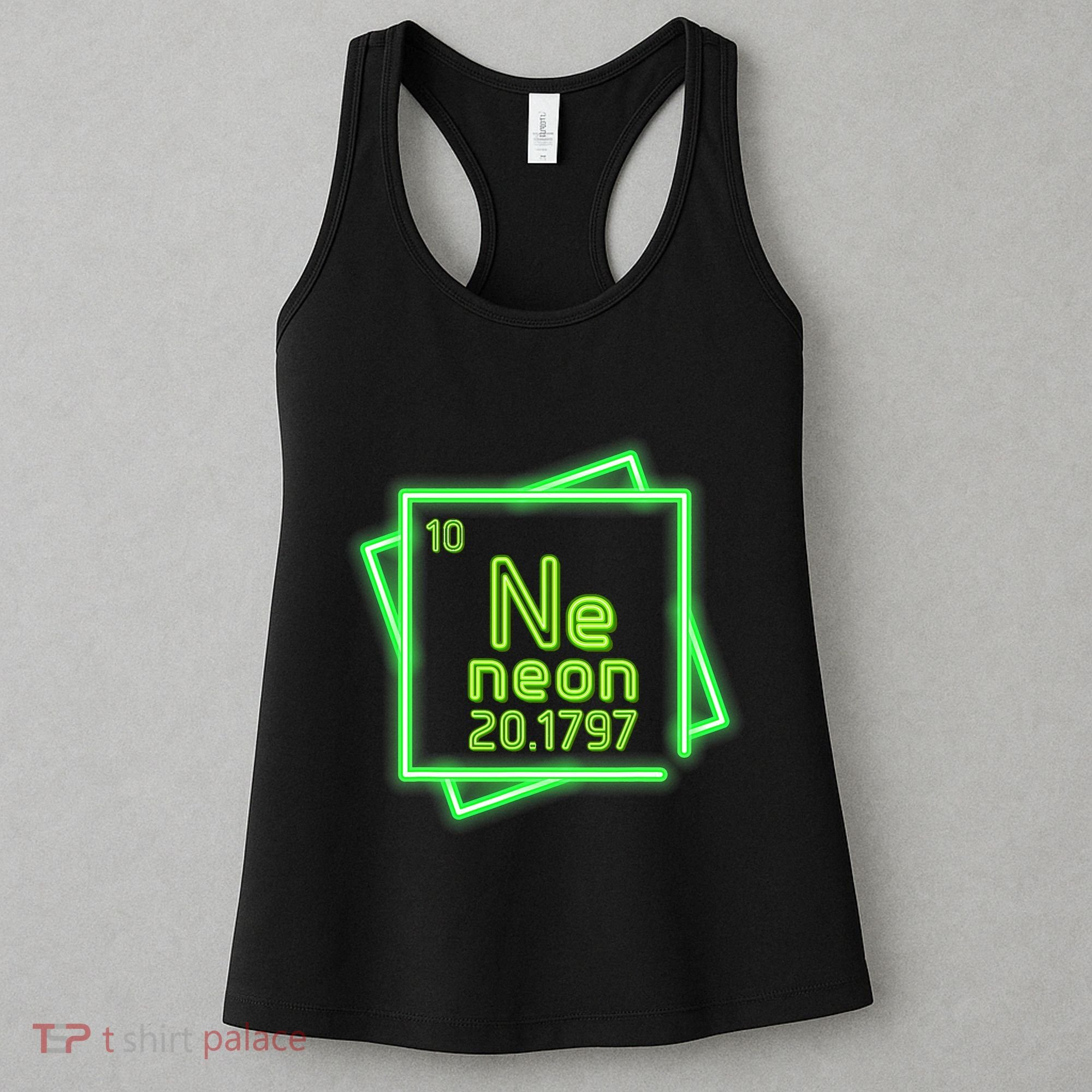 Neon Element Chemistry Periodic Table Science Nerd Women's Tank Top
