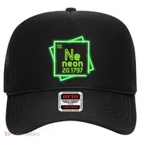 Neon Element Chemistry Periodic Table Science Nerd Hat thumb 0