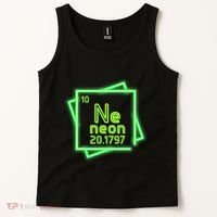 Neon Element Chemistry Periodic Table Science Nerd Tank Top thumb 2