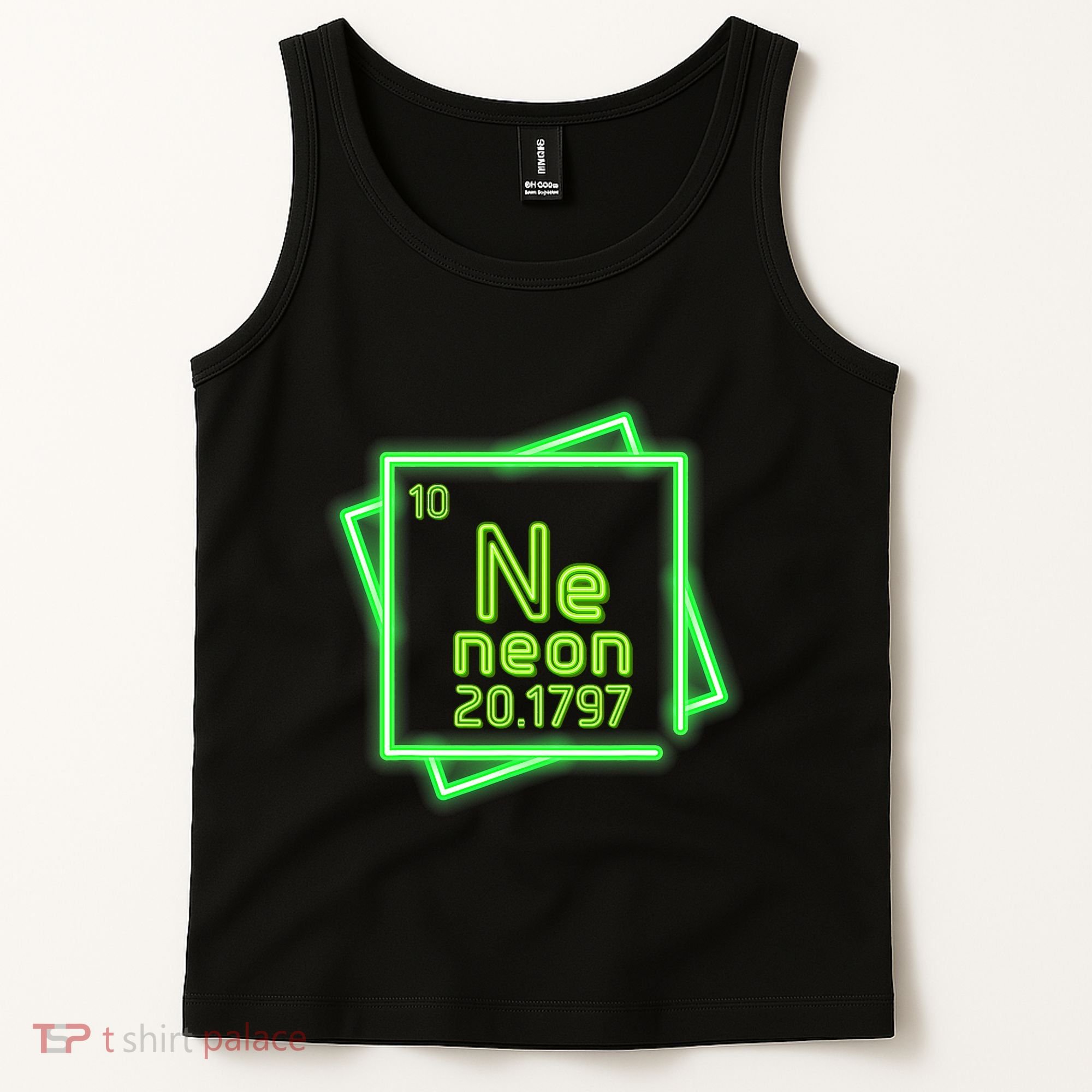 Neon Element Chemistry Periodic Table Science Nerd Tank Top