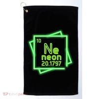 Neon Element Chemistry Periodic Table Science Nerd Golf Towel thumb 0