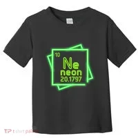 Neon Element Chemistry Periodic Table Science Nerd Toddler T-Shirt thumb 0