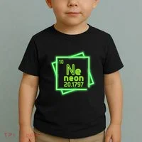 Neon Element Chemistry Periodic Table Science Nerd Toddler T-Shirt thumb 2