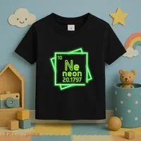 Neon Element Chemistry Periodic Table Science Nerd Toddler T-Shirt thumb 3