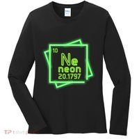 Neon Element Chemistry Periodic Table Science Nerd Women's Long Sleeve Shirt thumb 0