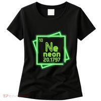 Neon Element Chemistry Periodic Table Science Nerd Women's T-Shirt thumb 0