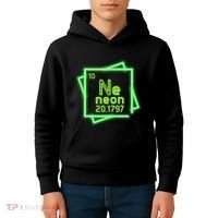 Neon Element Chemistry Periodic Table Science Nerd Kids Hoodie thumb 4