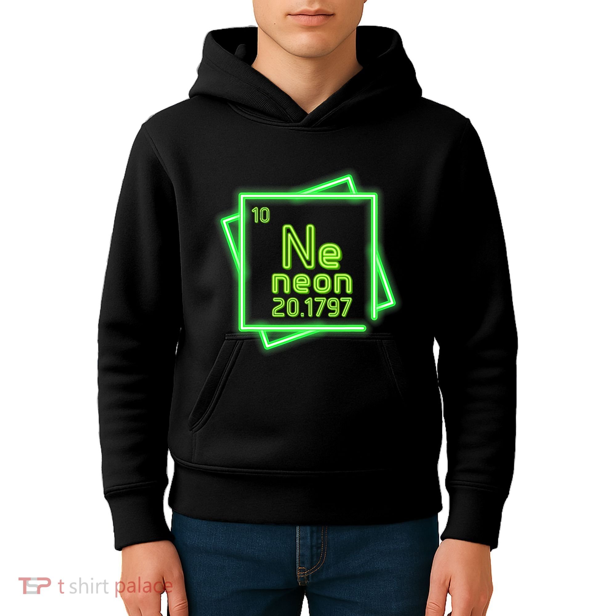 Neon Element Chemistry Periodic Table Science Nerd Kids Hoodie