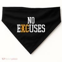 No Excuses Cross Country Track And Field Running USA-Made Doggie Bandana thumb 0