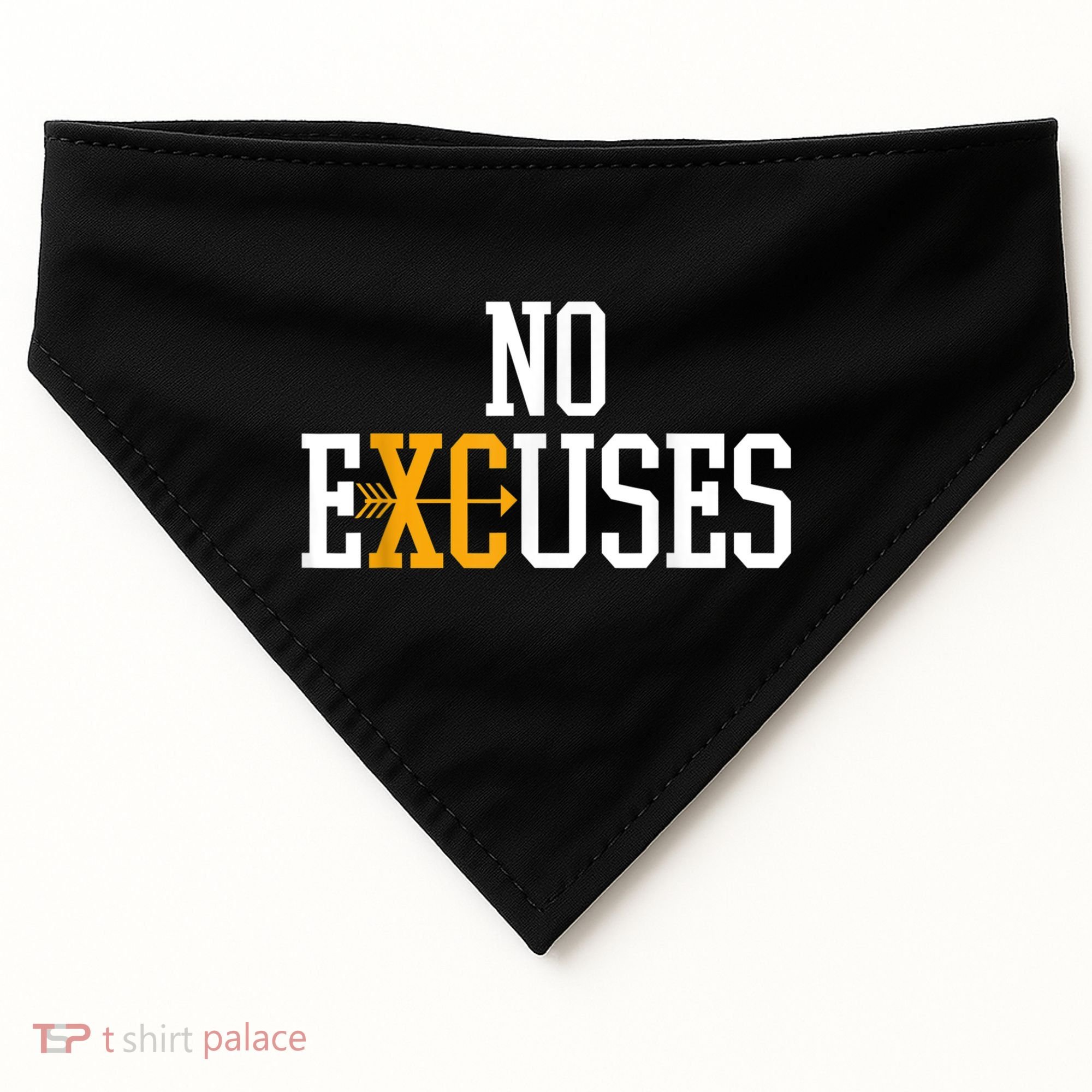 No Excuses Cross Country Track And Field Running USA-Made Doggie Bandana