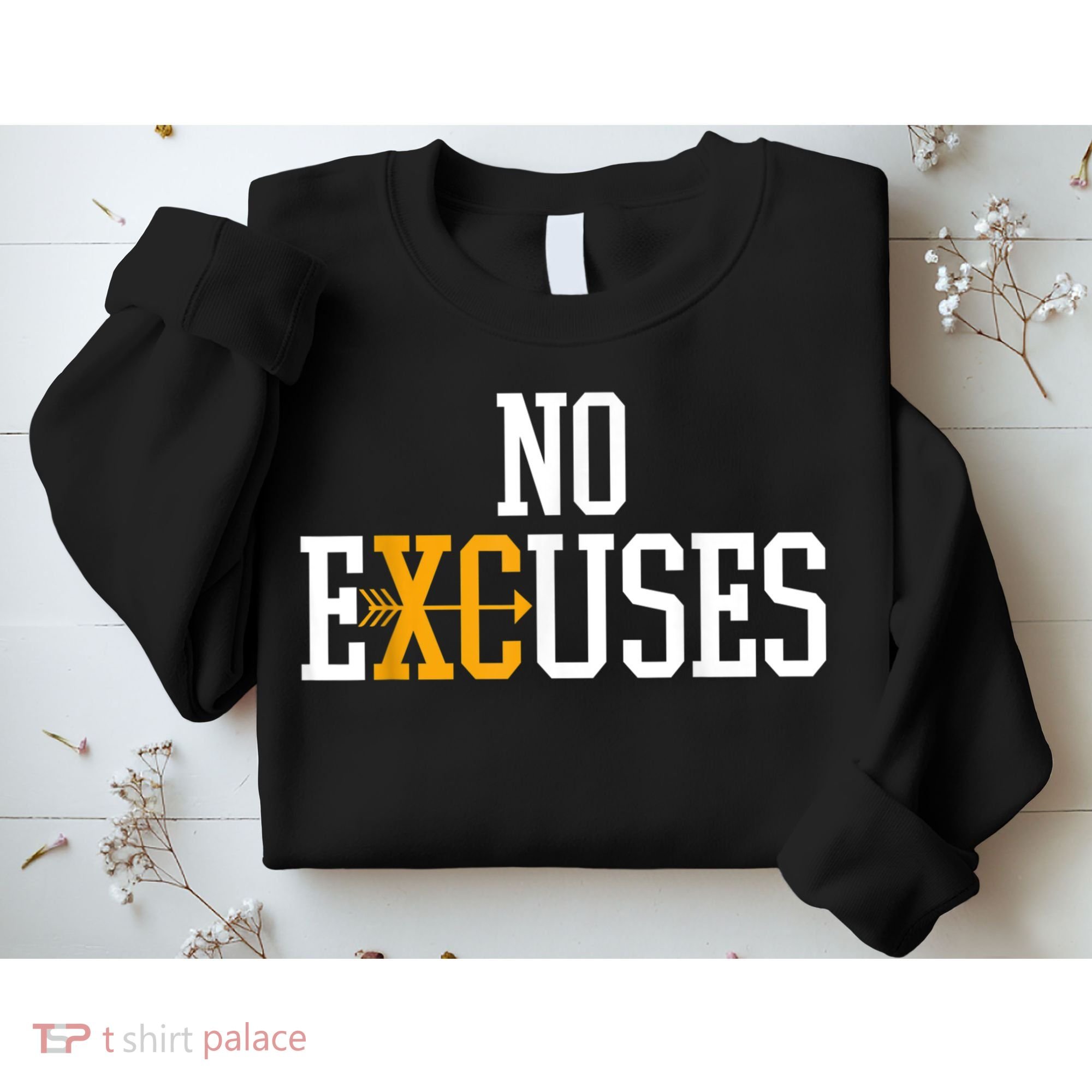 No Excuses Cross Country Track And Field Running Sweatshirt