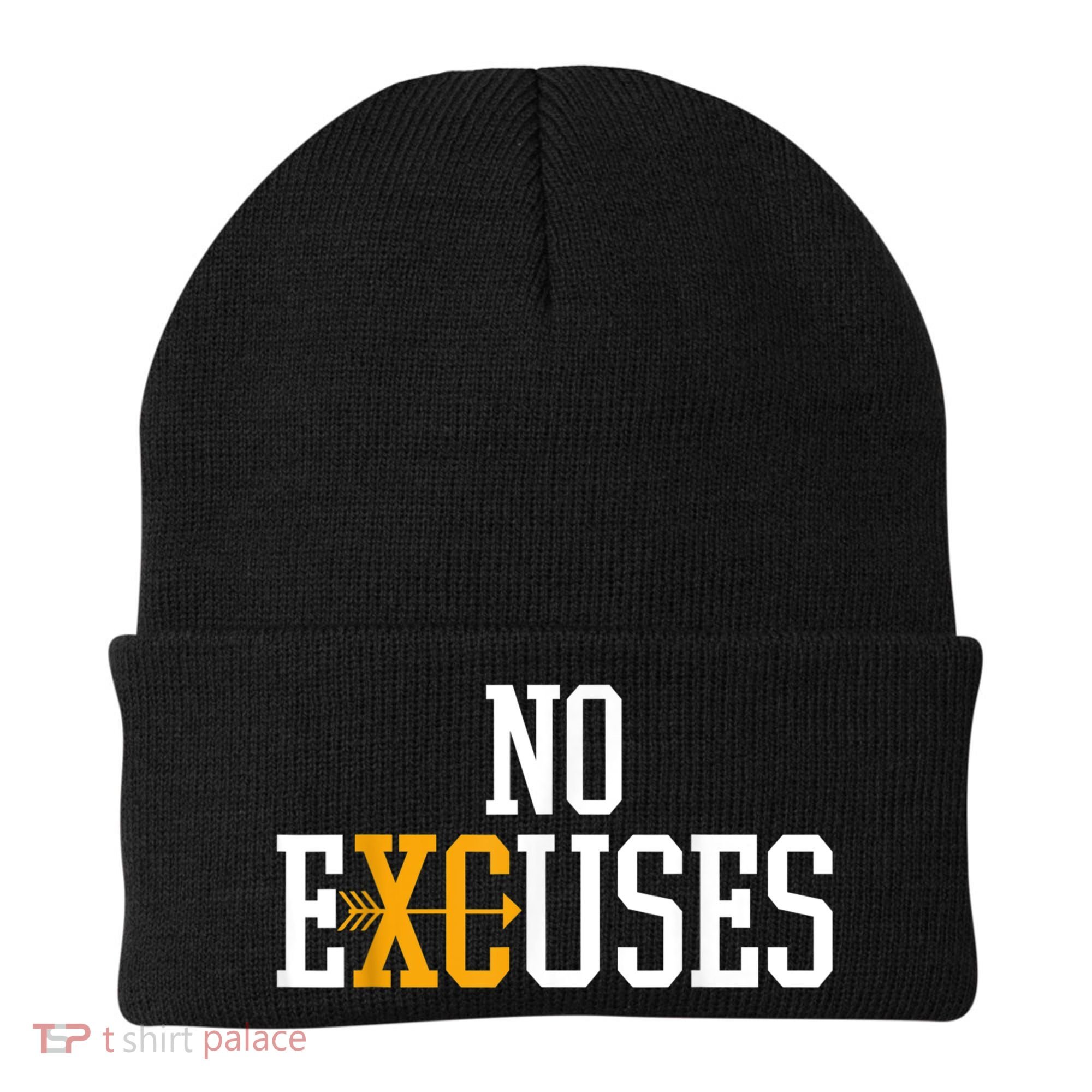 No Excuses Cross Country Track And Field Running Beanie