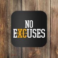 No Excuses Cross Country Track And Field Running Coaster thumb 0