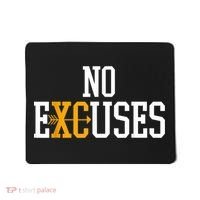 No Excuses Cross Country Track And Field Running Mousepad thumb 0