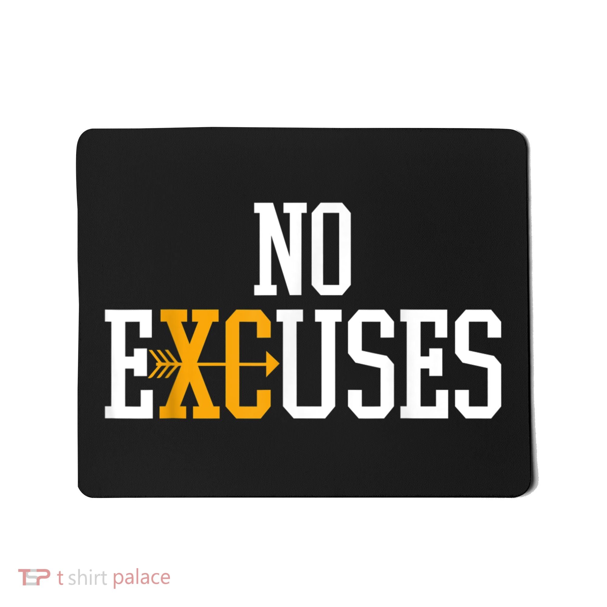 No Excuses Cross Country Track And Field Running Mousepad