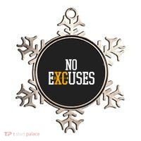 No Excuses Cross Country Track And Field Running Ornament thumb 0