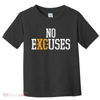 No Excuses Cross Country Track And Field Running Toddler T-Shirt thumb 0