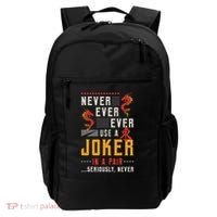 Never Ever Ever Use A Joker Gambler Loves Board Game Mahjong Backpack thumb 0