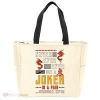 Never Ever Ever Use A Joker Gambler Loves Board Game Mahjong Tote Bag thumb 0