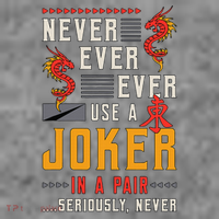Never Ever Ever Use A Joker Gambler Loves Board Game Mahjong Toddler Hoodie thumb 2