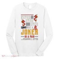 Never Ever Ever Use A Joker Gambler Loves Board Game Mahjong Long Sleeve Shirt thumb 0