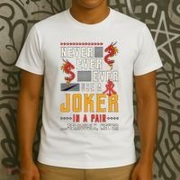 Never Ever Ever Use A Joker Gambler Loves Board Game Mahjong T-Shirt thumb 3