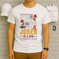 Never Ever Ever Use A Joker Gambler Loves Board Game Mahjong T-Shirt thumb 6