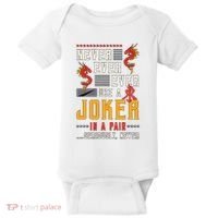 Never Ever Ever Use A Joker Gambler Loves Board Game Mahjong Baby Bodysuit thumb 0