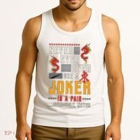 Never Ever Ever Use A Joker Gambler Loves Board Game Mahjong Tank Top thumb 3