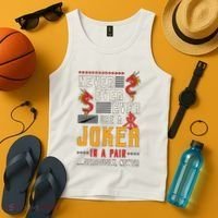 Never Ever Ever Use A Joker Gambler Loves Board Game Mahjong Tank Top thumb 4