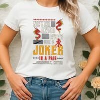 Never Ever Ever Use A Joker Gambler Loves Board Game Mahjong Women's T-Shirt thumb 2